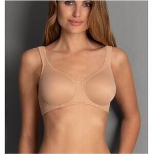 Rosa Faia By Anita Women's Deep Sand Twin Underwire Bra Size 34H